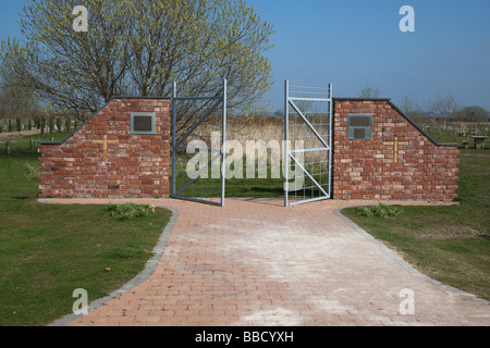 Gate Memorial ,National Memorial Arboretum ,Alrewas Staffordshire Foto Stock