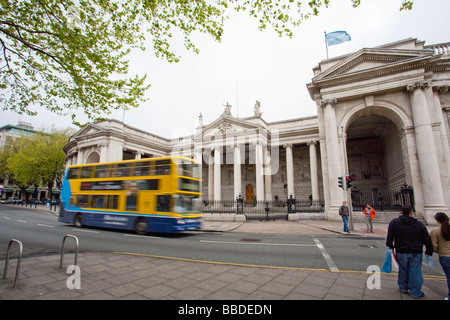 Bank of Ireland edificio College Green Dublino Irlanda Eire Repubblica Irlandese in Europa Foto Stock