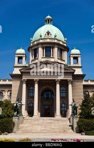 Palazzo del gruppo della Serbia a Belgrado Foto Stock