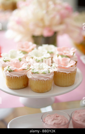 Parte a Buffet, tortine Foto Stock