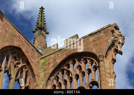 Rovine di Coventry Cathedral a Coventry, Warwickshire, Midlands England, Regno Unito Foto Stock