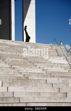 Scala per la Marie-Elisabeth-Lueders House di Berlino, Germania, Europa Foto Stock