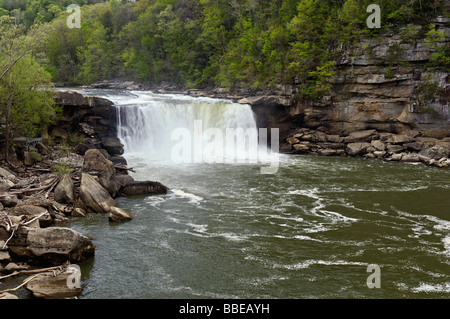 Cumberland cade sul confine con McCreary e Whitley contee Kentucky Foto Stock