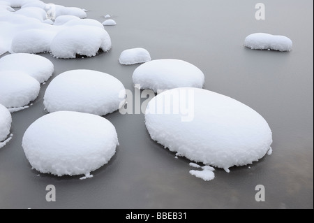 Lago Schmalensee, Mittenwald, Baviera, Germania Foto Stock