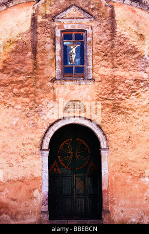 Tempio di San Francisco, Pichataro, Michoacan, Messico Foto Stock