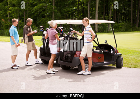 Persone Golf, Burlington, Ontario, Canada Foto Stock