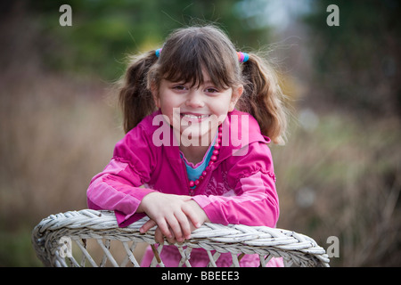 Ritratto di bambina Foto Stock