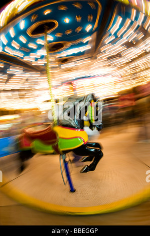 Merry Go Round cavallo, Toronto, Ontario, Canada Foto Stock