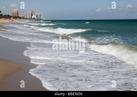 Spiaggia, Fort Lauderdale, Florida, Stati Uniti d'America Foto Stock