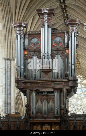 La Cattedrale di Exeter organo da Loosemore Foto Stock