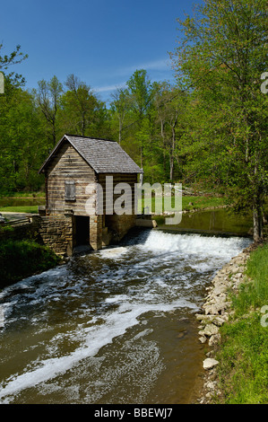 McHargue s mulino sul piccolo fiume di alloro in Levi Jackson State Park a Laurel County Kentucky Foto Stock