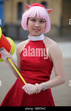 Cosplay ventola 14 a Anime Expo, centro Excel di Londra 2009 Foto Stock