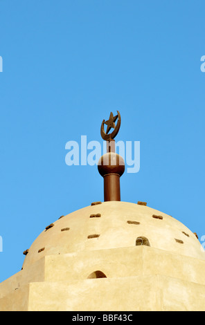 La cupola della moschea di Abu el Haggag sul sito del tempio di Luxor e di Tebe Egitto Foto Stock