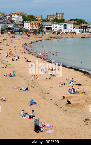 Broadstairs Kent, Inghilterra, Regno Unito. Viking Bay Beach Foto Stock