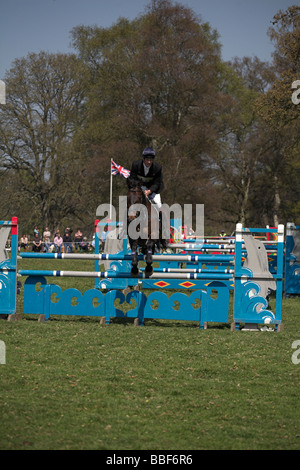 William Fox-Pitt presso il Castello di Powderham horse eventing competition 2009 giorno 2 Foto Stock