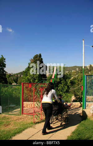 Israele Ein Karem St Vincent una casa per fisicamente o mentalmente i bambini disabili fondata nel 1954 Foto Stock