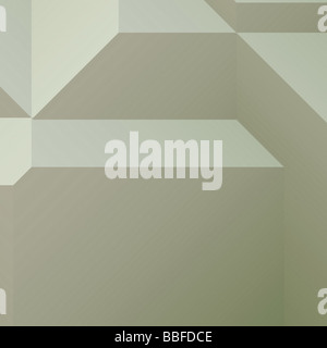 Angolare liscia 3d astratta geometrica graphic design sfondo Foto Stock