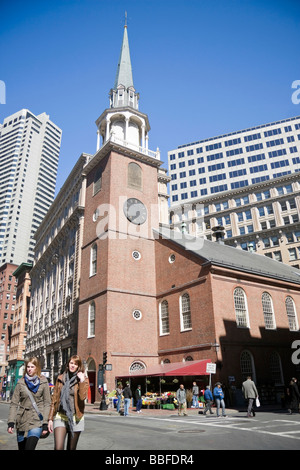 Old South Meeting House di Boston Massachusetts Foto Stock