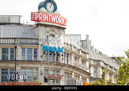 Il complesso di intrattenimento Print Works nel centro di Manchester Foto Stock