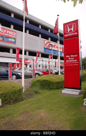 Honda concessionari a Colindale, London, England, Regno Unito Foto Stock