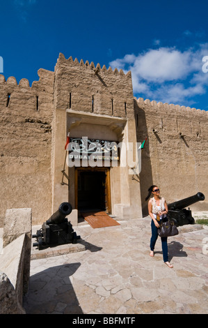 Il Museo di Dubai nel Bur Dubai Foto Stock