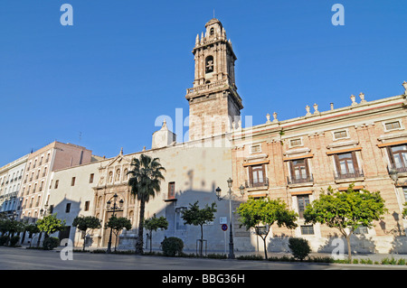 Convento de Santo Domingo, monastero, chiesa, Capitania generale, autorità portuale, Plaza de Tetuan, quadrato, Valencia, Spagna, Euro Foto Stock