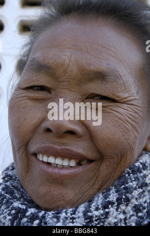 Local popolo mongolo da Ulaan Baatar (Ulan Bator), Mongolia Foto Stock