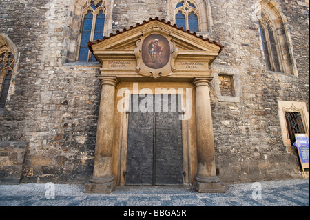 Chiesa di San Martino a parete, Praga, Repubblica Ceca, Europa Foto Stock