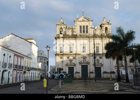 Catedral Basílica e Torreio de Gesù square, Salvador, Bahia, Sito Patrimonio Mondiale dell'UNESCO, Brasile, Sud America Foto Stock