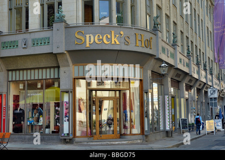 Speck's Hof, Lipsia, Sassonia, Germania, Europa Foto Stock