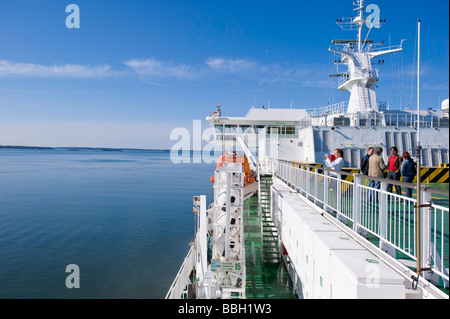 Traghetti passeggeri lasciando Turku per Isole Aland in Finlandia Foto Stock