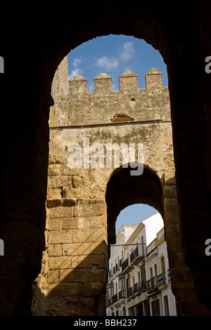 Puerta de Sevilla Carmona Sevilla Andalucía España Puerta de Sevilla in Carmona Siviglia Andalusia Spagna Foto Stock