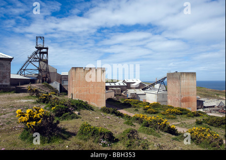 Geevor miniera di stagno in Cornovaglia, Inghilterra, Gran Bretagna Foto Stock