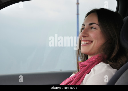 Ritratto di una giovane donna Foto Stock
