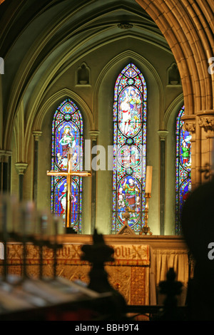 Dublino St Patricks Cathedral - cappella dedicata alla Vergine Foto Stock