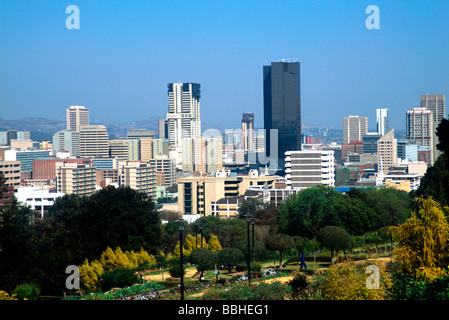 Pretoria Tswane Gauteng Sudafrica città africana città edifici costruzione di appartamenti urban Foto Stock