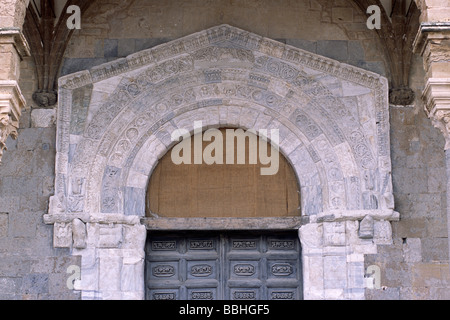 Italia, Sicilia, Cefalù, duomo Foto Stock