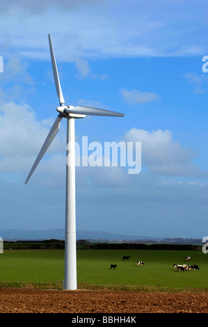 "Turbina Eolica', Cornwall, Gran Bretagna, Regno Unito Foto Stock