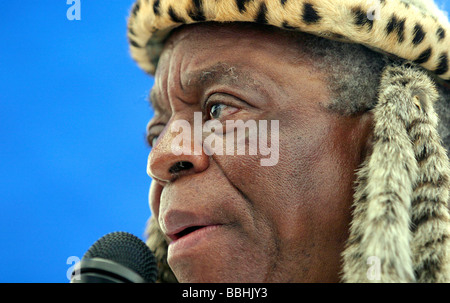 Senior Inkatha Freedom Party IFP leader e membro della Zulu Royal House Prince Gedeone Zulu passò il 16 maggio 2006 dopo un Foto Stock