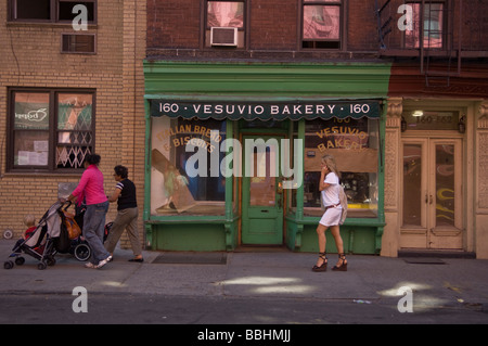 Vesuvio Bakery in New York quartiere di Soho giovedì 21 maggio 2009 Frances Roberts Foto Stock