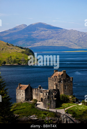Eilean Donan Castle, Kintail, Scotland, Regno Unito, Europa Foto Stock