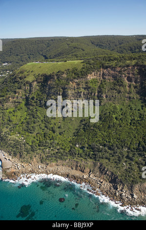 Bald Hill Illawarra scarpata sul Grand Pacific Drive tra Wollongong e Sydney, Nuovo Galles del Sud Australia antenna Foto Stock
