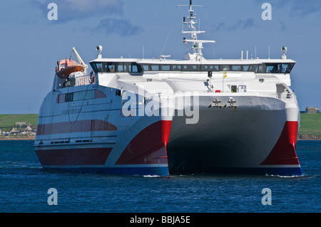 Dh Pentland spedizione traghetti Orkney catamarano MV Pentalina Foto Stock