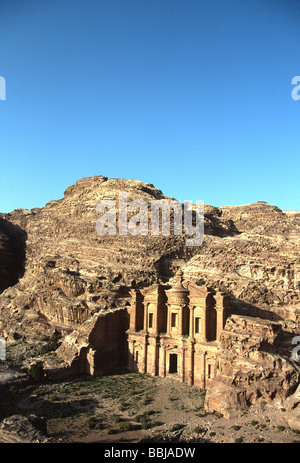 Petra Ad-Deir Giordania Foto Stock