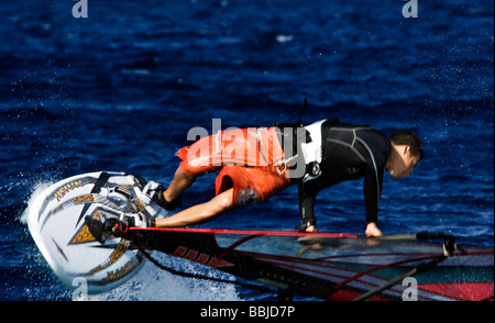 Radical Free Style Windsurf a Eilat 000 Foto Stock