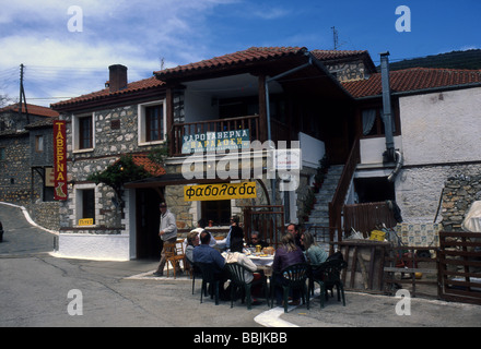 La Grecia, laghi Prespes, Psarades village Foto Stock