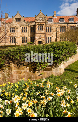 Mount Grace Priory in primavera nei pressi di Osmotherley North Yorkshire Foto Stock