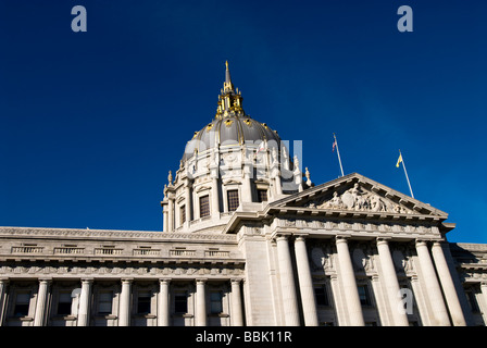 San Francisco City Hall nel Centro Civico Plaza Foto 7 casanf77521 foto copyright Lee Foster Foto Stock