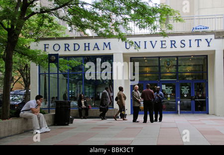 Fordham University presso il Lincoln Center di Manhattan a New York STATI UNITI D'AMERICA Foto Stock