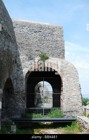 Ingresso di Barco Borghese sito archeologico di Monte Porzio Catone (Roma, Italia). Foto Stock